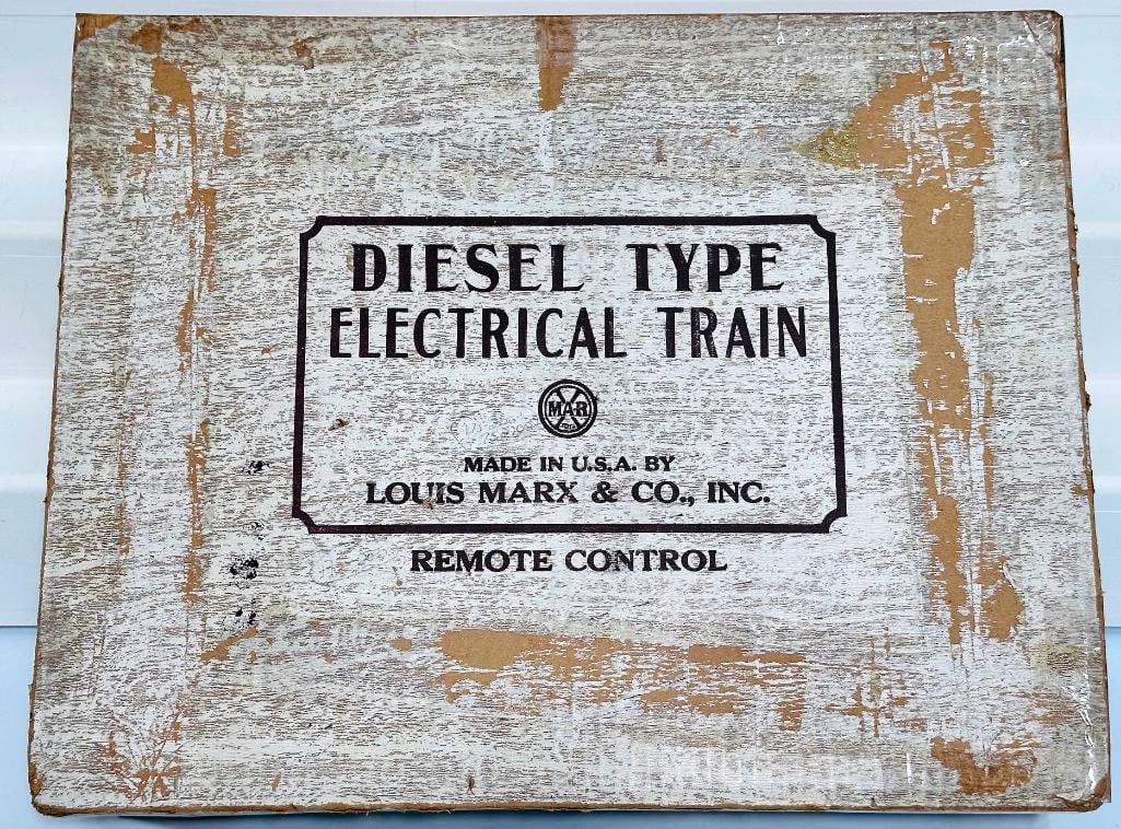 Marx Postwar O Gauge Outfit No. 33942 1998 Santa Fe Diesel Switcher Freight Set Boxed (1 of 12)