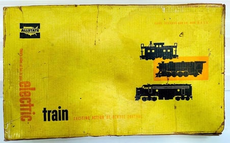 Marx Postwar O Gauge Outfit No. Allstate 9629 333 Locomotive Freight Set Boxed