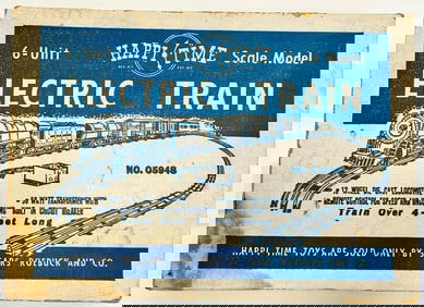 Marx Postwar O Gauge Outfit No. 35220 Happitime 4 – 6 – 2 Locomotive Freight Set Boxed