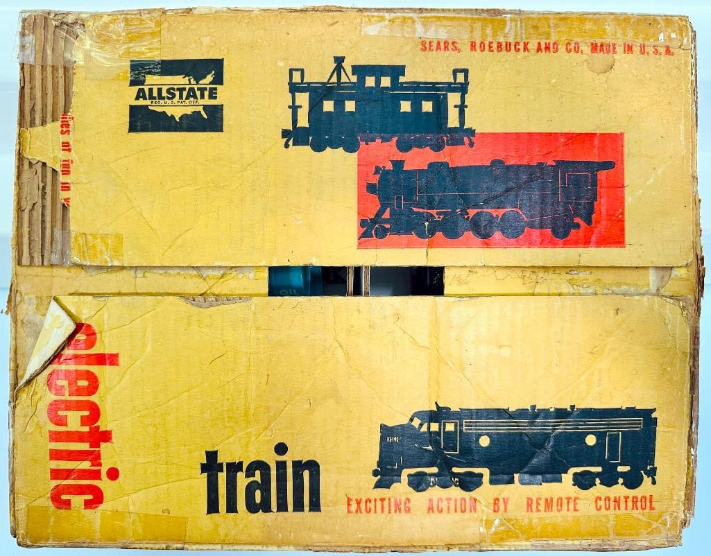 Marx Postwar O Gauge Outfit No. 9714 Allstate 1666 Locomotive Freight Set Boxed (1 of 14)