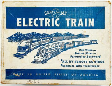 Marx Postwar O Gauge Outfit No. 09618 Happitime 400 Locomotive Freight Set Boxed