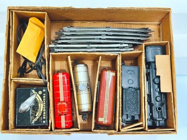 Marx Postwar O Gauge Outfit No. 09618 Happitime 400 Locomotive Freight Set Boxed
