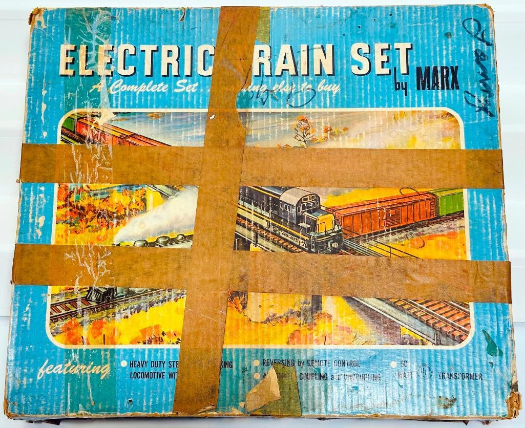 Marx Postwar O Gauge Outfit No. 52875 666 Union Pacific Locomotive Freight Set Boxed (1 of 13)
