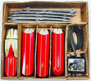Marx Prewar O Gauge Outfit No. 7674 M10005 UP Diesel Streamliner Passenger Set Boxed