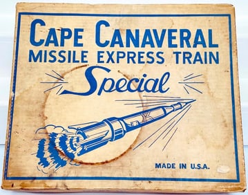 Marx Postwar O Gauge Outfit No. 7350 Cape Canaveral Freight Set Boxed