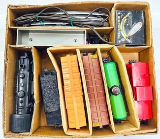 Marx Postwar O Gauge Outfit No. 24524 400 Locomotive Freight Set Boxed