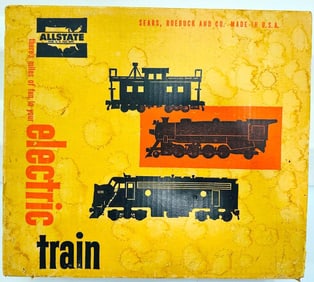 Marx Postwar O Gauge Outfit No. 9603 Allstate 400 Locomotive Freight Set Boxed