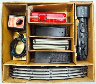 Marx Postwar O Gauge Outfit No. 9603 Allstate 400 Locomotive Freight Set Boxed
