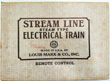 Marx Postwar O Gauge Outfit No. 4822 400 Locomotive Freight Set Boxed
