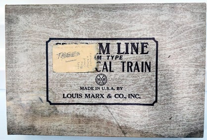 Marx Postwar O Gauge Outfit No. 4045 Military Freight Set Boxed