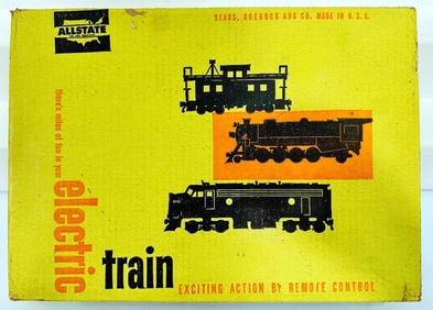 Marx Postwar O Gauge Outfit No. 9605 Allstate 591 Locomotive Freight Set Boxed