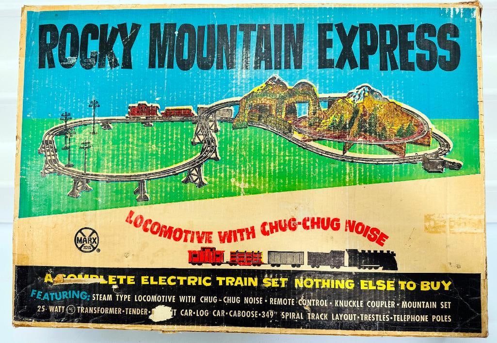 Marx Postwar O Gauge Outfit No. 48 – 3088M 490 Locomotive Freight Set Boxed (1 of 13)