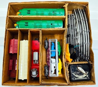 Marx Postwar O Gauge Outfit No. 44886 Western Pacific A – A Diesel Freight Set Boxed