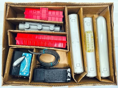 Marx Postwar O Gauge Outfit No. 9633 1829 Locomotive Passenger and Freight Set Boxed