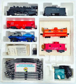 Marx Postwar O Gauge Outfit No. 4378 The Hot Shot Freight Set Boxed
