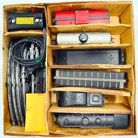 Marx Prewar O Gauge Outfit No. 25000 999 Locomotive Freight Set Boxed