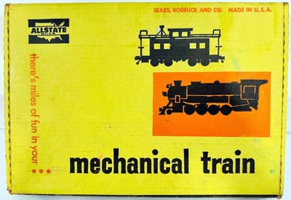 Marx Postwar O Gauge Outfit No. 9512 Allstate 591 Locomotive Freight Set Boxed