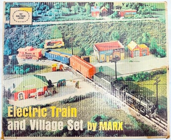Marx Postwar O Gauge Outfit No. 4341 490 Freight Set Boxed