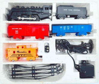 Marx Postwar O Gauge Outfit No. 4341 490 Freight Set Boxed