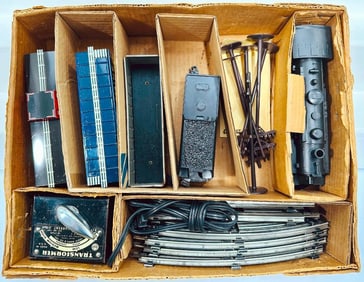 Marx Postwar O Gauge Outfit No. 4035 490 Locomotive Freight Set Boxed