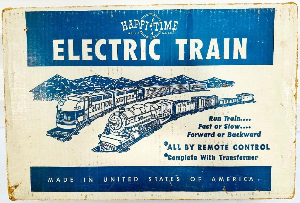 Marx Postwar O Gauge Outfit No. 09617 Happitime 400 Locomotive Freight Set Boxed (1 of 13)