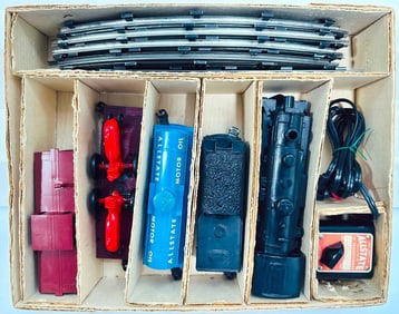 Marx Postwar O Gauge Outfit No. 9610 Allstate 400 Locomotive Freight Set Boxed