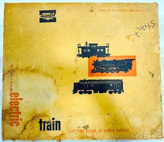 Marx Postwar O Gauge Outfit No. 9633 Allstate Western Pacific A – B Diesel Freight Set Boxed