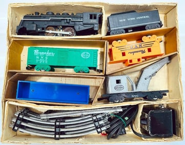 Marx Postwar O Gauge Outfit No. 9465/1 1666 Locomotive Freight Set Boxed