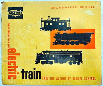 Marx Postwar O Gauge Outfit No. 9639 Allstate New York Central Diesel Switcher Passenger Set Boxed
