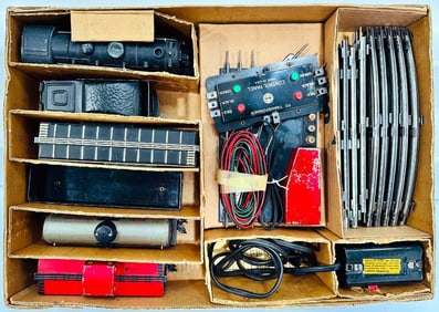 Marx Postwar O Gauge Outfit No. 25229 999 Locomotive Freight Set Boxed