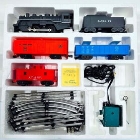 Marx Postwar O Gauge Outfit No. 4363 Crusader 490 Locomotive Freight Set Boxed