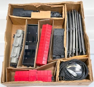 Marx Postwar O Gauge Outfit No. 36265 1829 Locomotive Freight Set Boxed