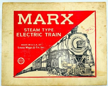 Marx Postwar O Gauge Outfit No. 9535 1666 Locomotive Freight Set Boxed