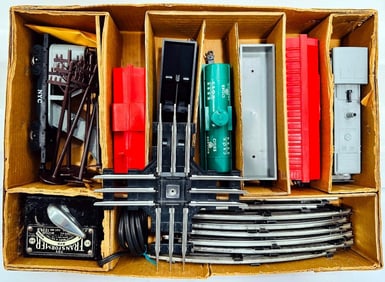 Marx Postwar O Gauge Outfit No. 7985 New York Central 588 Diesel Switcher Freight Set Boxed