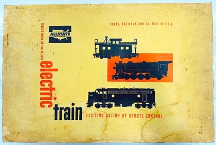 Marx Postwar O Gauge Outfit No. 9620 Allstate New Haven A – B Diesel Freight Set Boxed