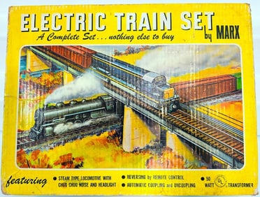 Marx Postwar O Gauge Outfit No. 25270 490 Locomotive Freight Set Boxed