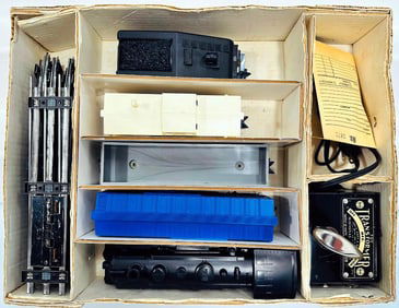 Marx Postwar O Gauge Outfit No. 25270 490 Locomotive Freight Set Boxed