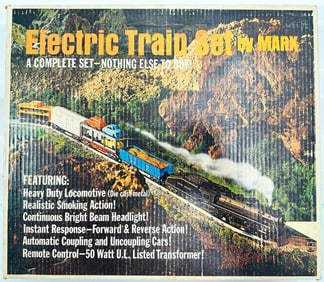 Marx Postwar O Gauge Outfit No. 52875 666 Locomotive Freight Set Boxed