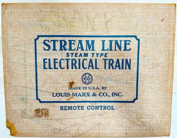 Marx Postwar O Gauge Outfit No. 4350 400 Locomotive Freight Set Boxed