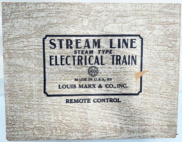 Marx Postwar O Gauge Outfit No. 36256 1829 Locomotive Passenger Set Boxed
