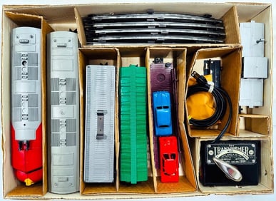 Marx Postwar O Gauge Outfit No. 41821 1095 Santa Fe A – B Diesel Freight Set Boxed