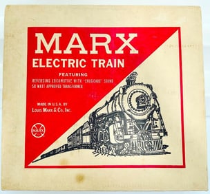 Marx Postwar O Gauge Outfit No. 48 – 21325M 490 Locomotive Freight Set Boxed