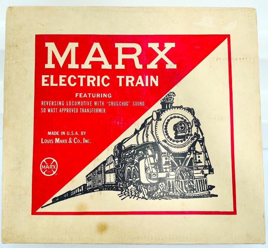 Marx Postwar O Gauge Outfit No. 48 – 21325M 490 Locomotive Freight Set Boxed (1 of 13)