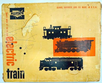 Marx Postwar O Gauge Outfit No. 9610 Allstate 400 Locomotive Freight Set Boxed
