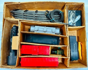 Marx Postwar O Gauge Outfit No. 52864 666 Locomotive Freight Set Boxed
