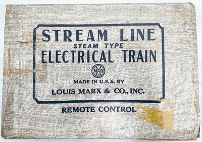Marx Postwar O Gauge Outfit No. 5722 591 Locomotive Passenger Set Boxed