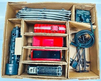 Marx Postwar O Gauge Outfit No. 4335 400 Locomotive Freight Set Boxed