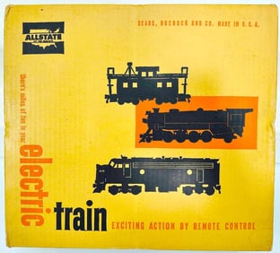 Marx Postwar O Gauge Outfit No. 9604 Allstate Kansas City Southern A – B Diesel Passenger Set