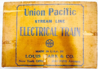 Marx Prewar O Gauge Outfit No. 8090 Union Pacific Streamliner Passenger Set Boxed