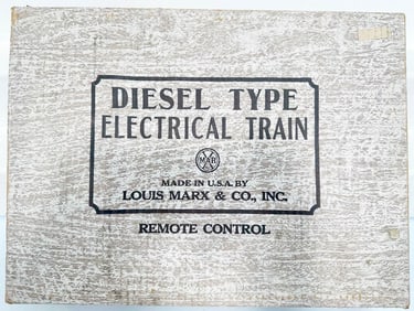 Marx Postwar O Gauge Outfit No. 28822 Monon A – B Diesel Freight Set Boxed
